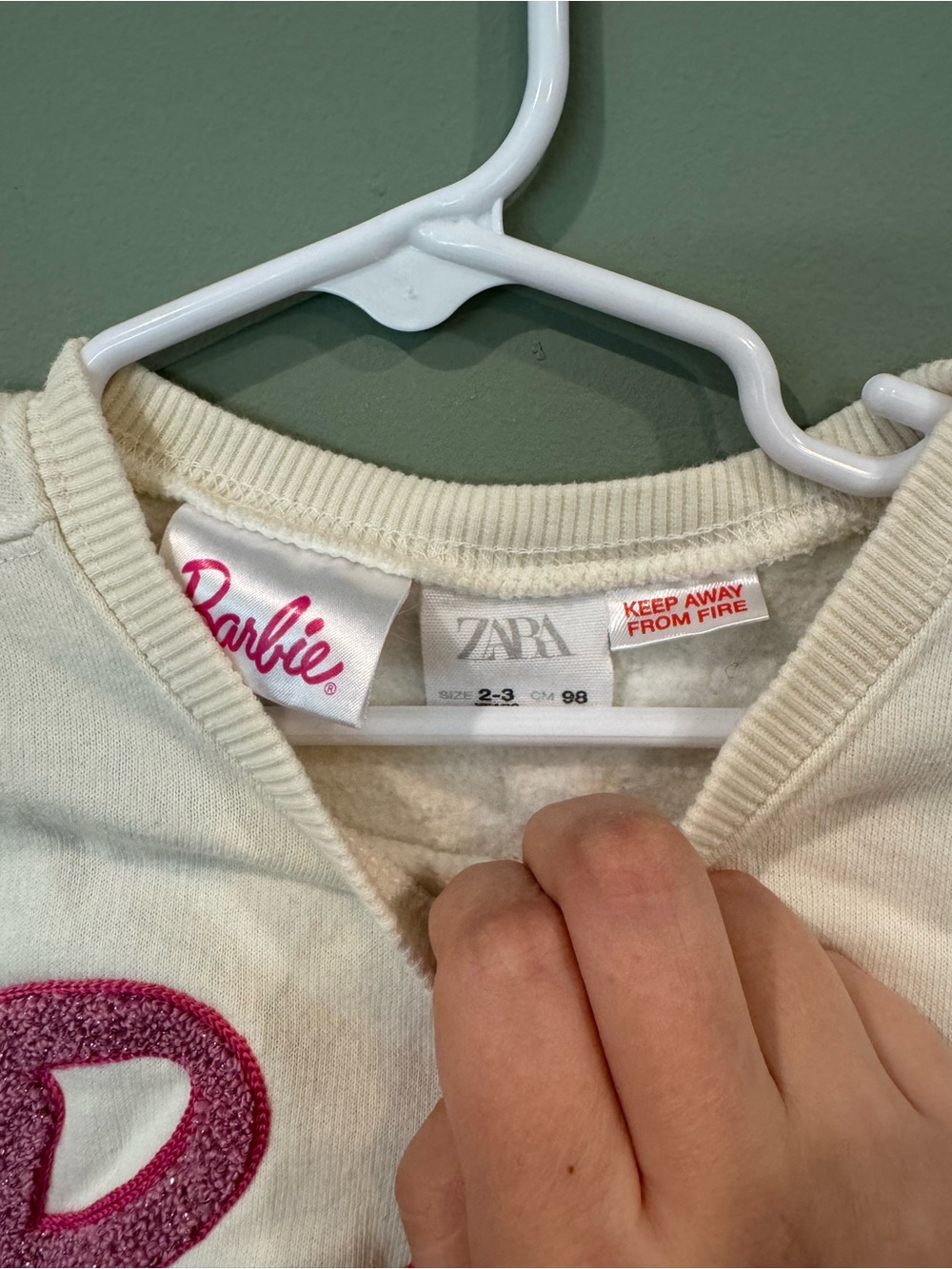 ZARA BARBIE toddler crewneck - Picture 5 of 8